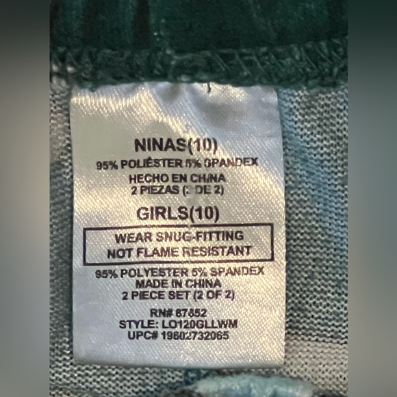 Disney Stitch Pajamas - Youth Size 10 - Picture 8 of 8